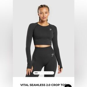 Vital seamless 2.0 crop top